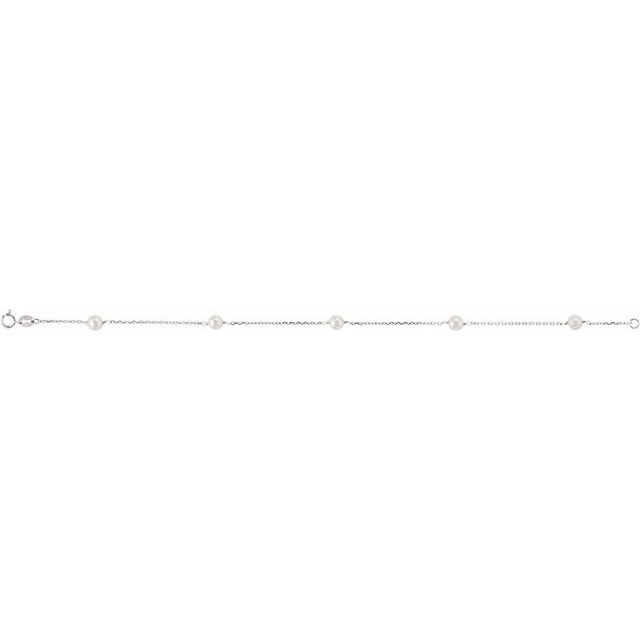 14K White
