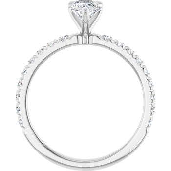 18K White