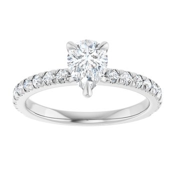 14K White