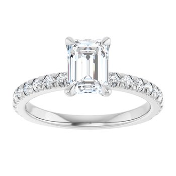 14K White