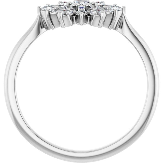 18K White