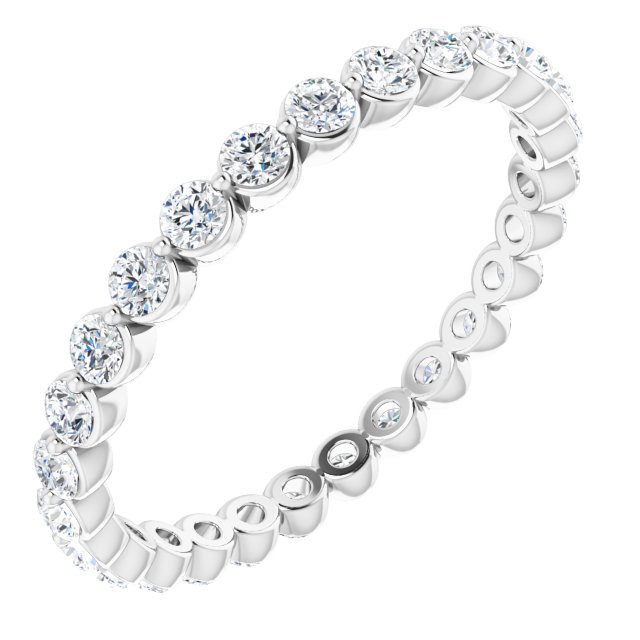 18K White