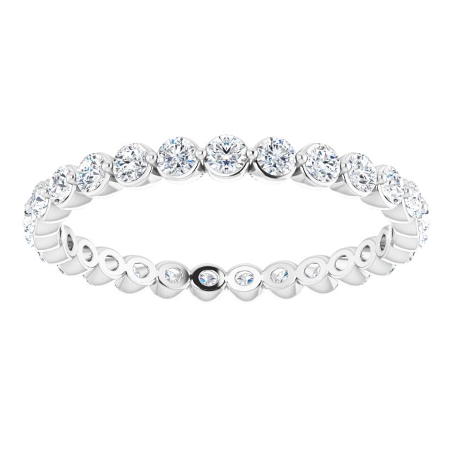 14K White