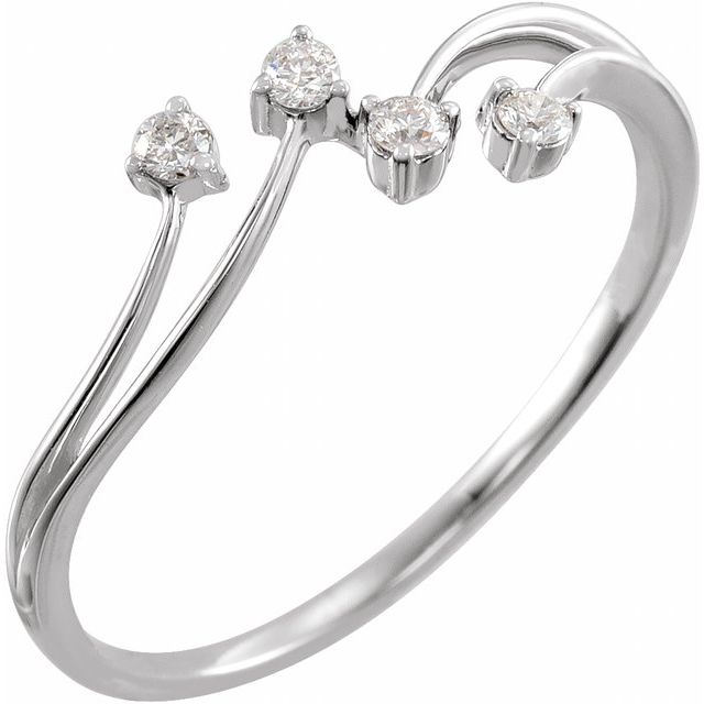 14K White