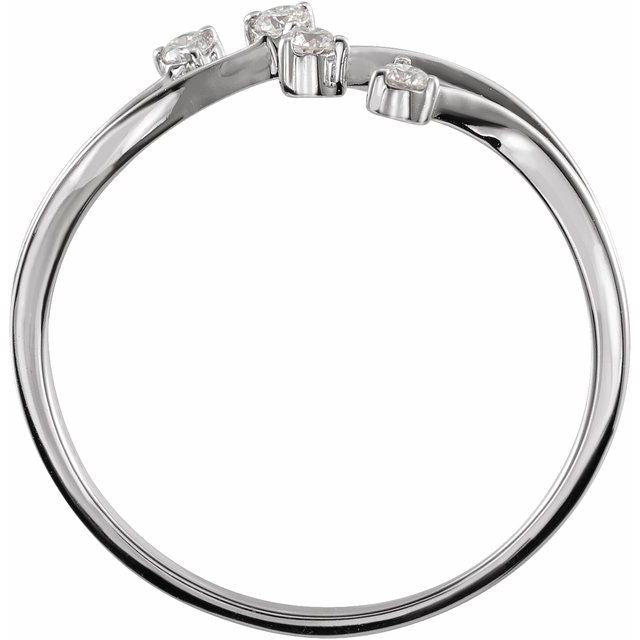 14K White