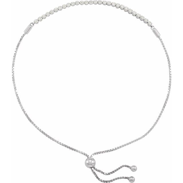 14K White