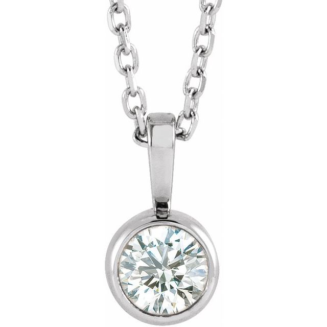 14K White