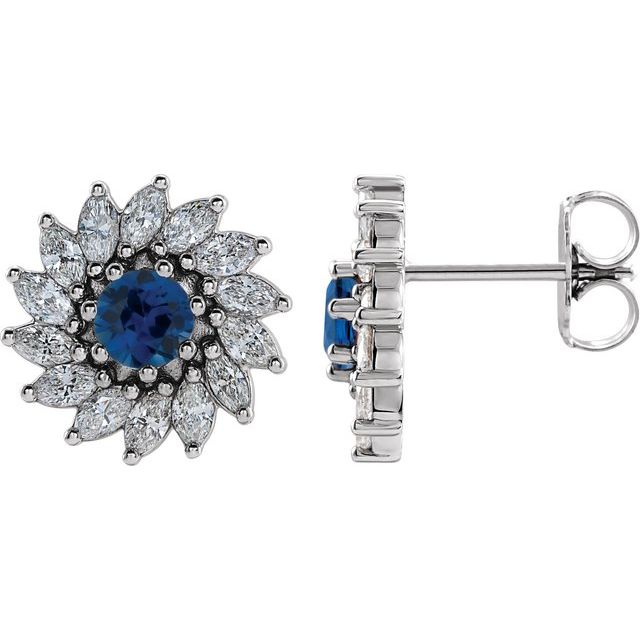 Lab-Grown Blue Sapphire