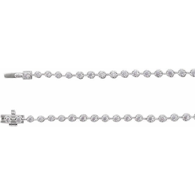 14K White