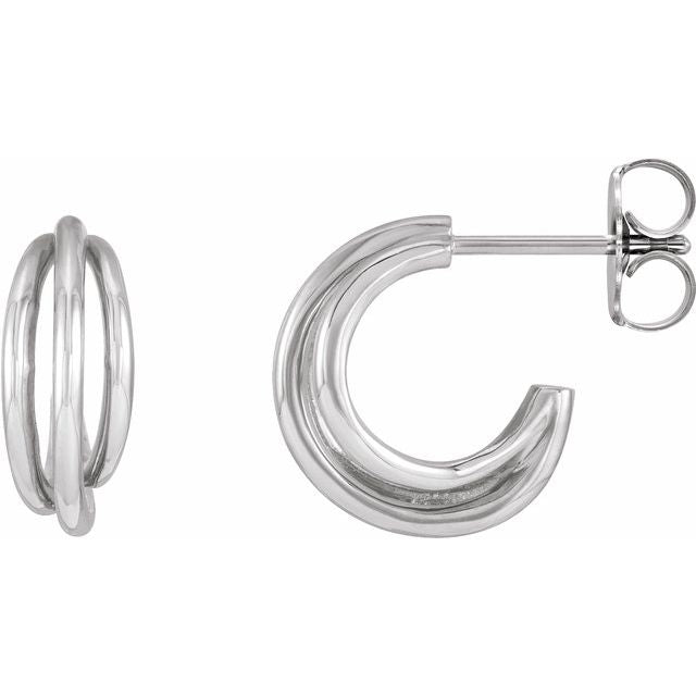 14K White