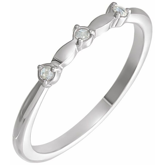18K White