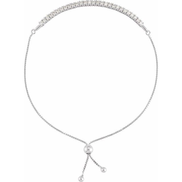 14K White