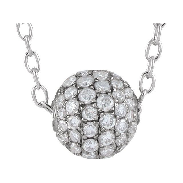 14K White