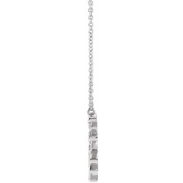 14K White