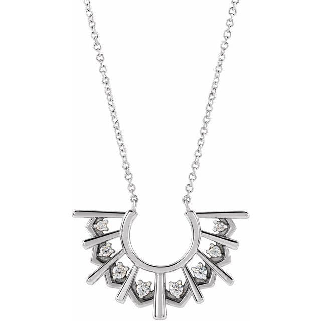 14K White