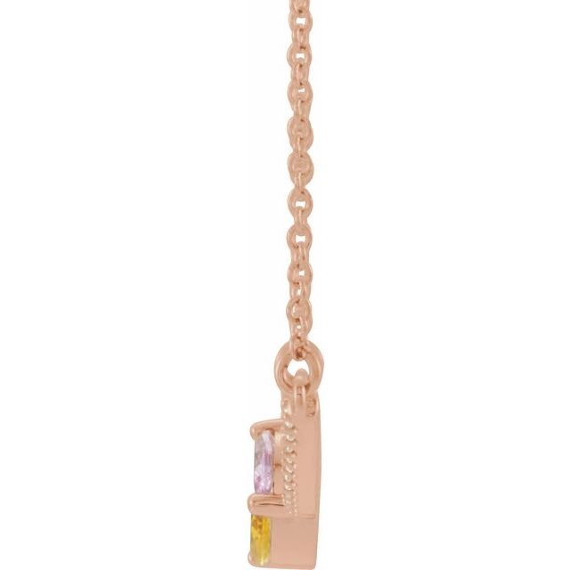 14K Rose (2-Stone)