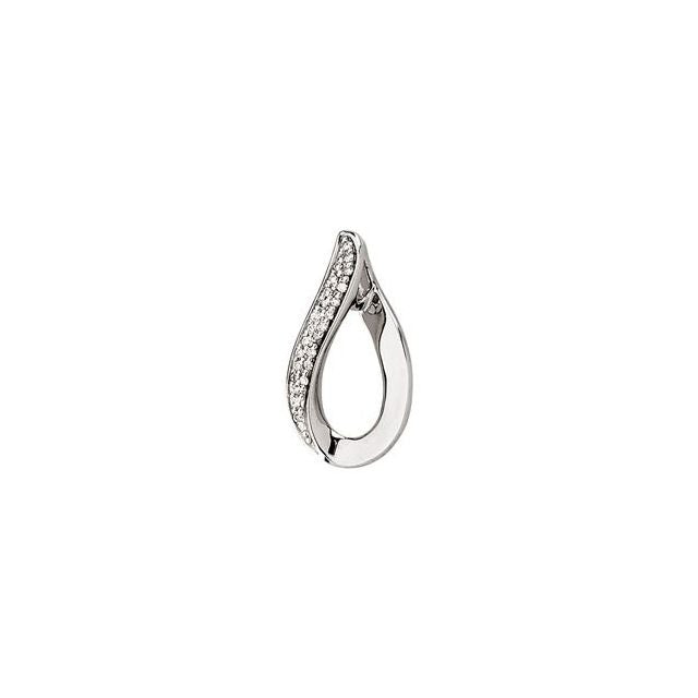 14K White