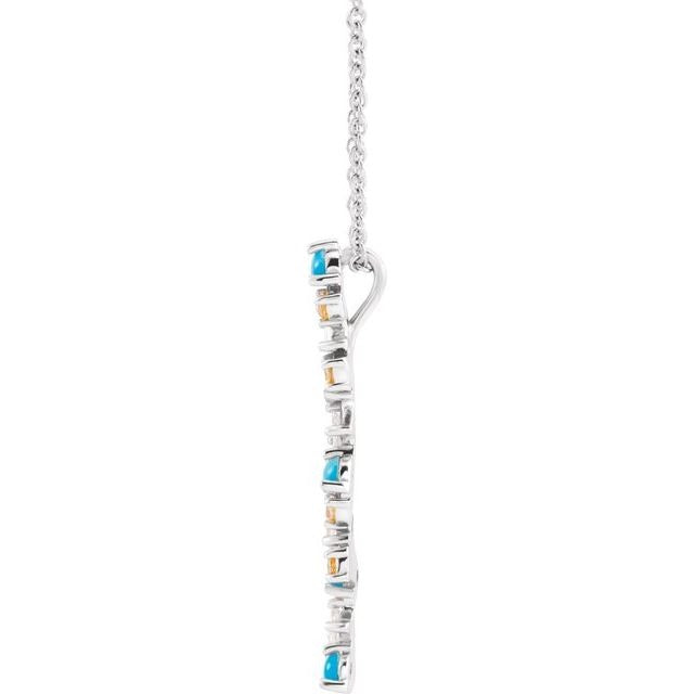 14K White
