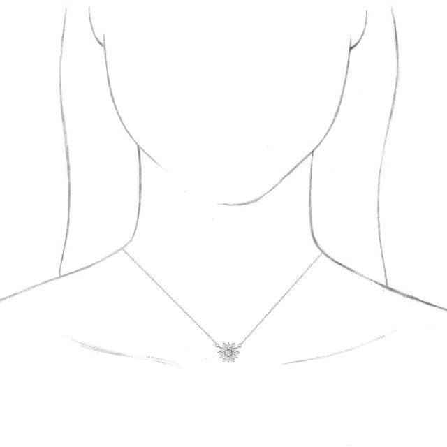 14K White