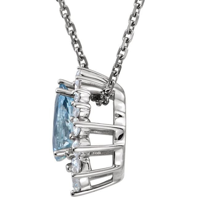 14K White