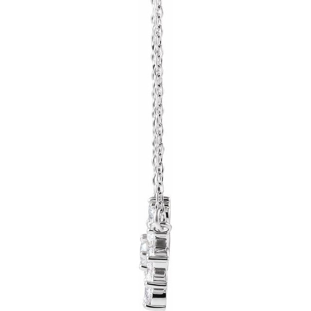14K White