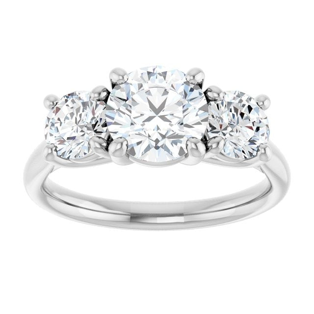 14K White