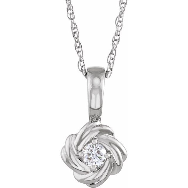 14K White