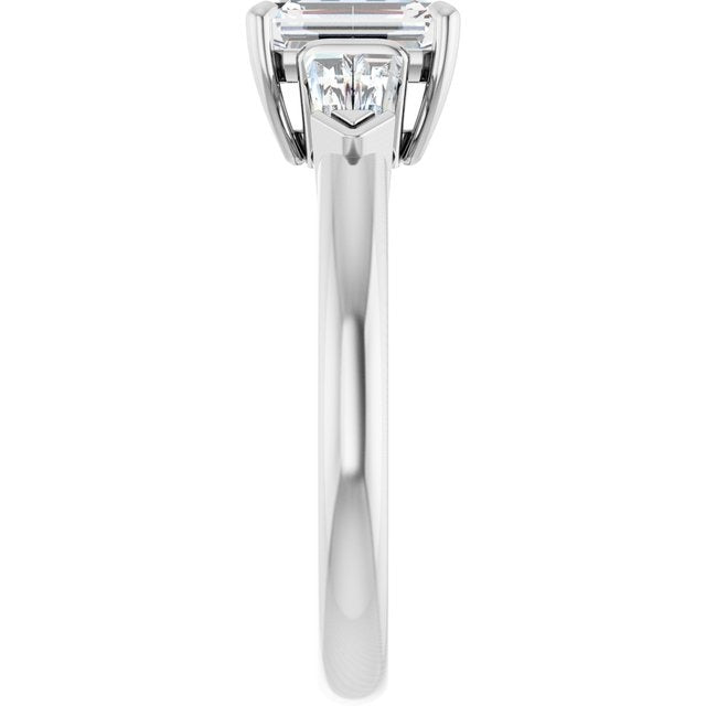14K White