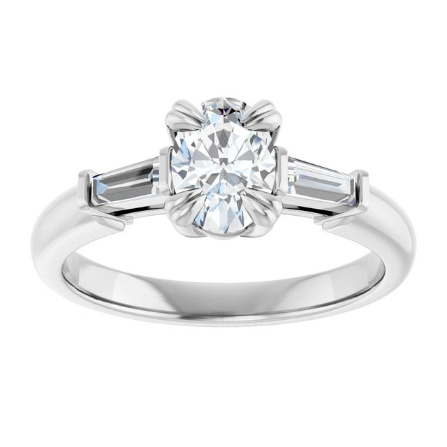 14K White