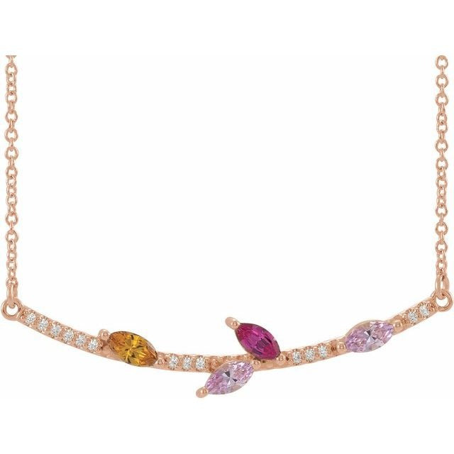 14K Rose (4-Stone)