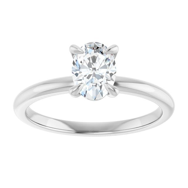 14K White