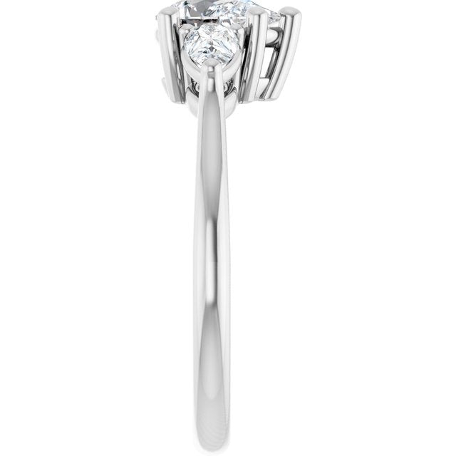 14K White