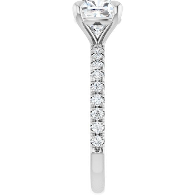 14K White