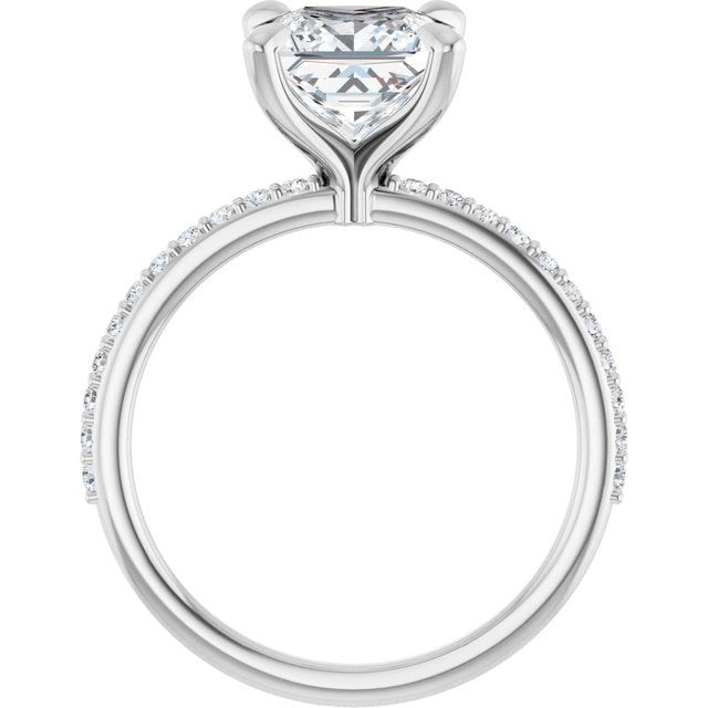 14K White
