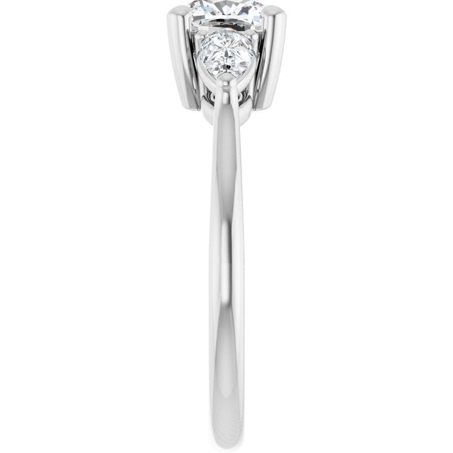 14K White