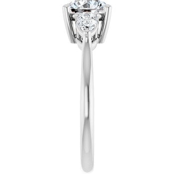 14K White