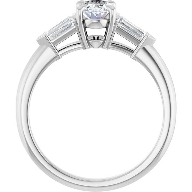 18K White