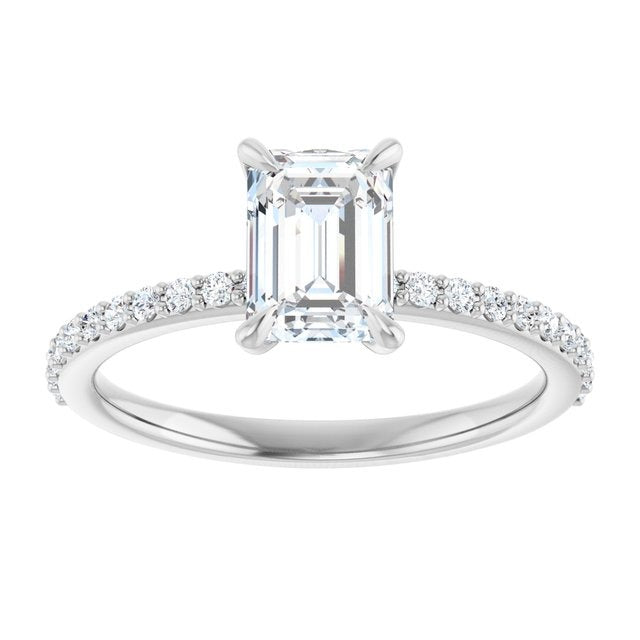 14K White