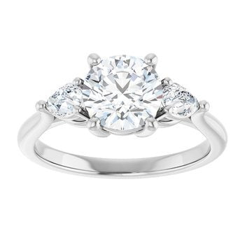 14K White