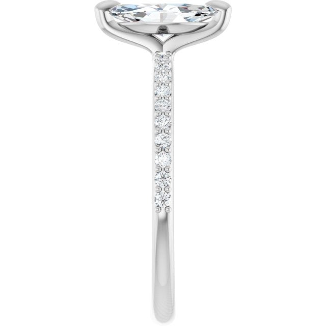 18K White