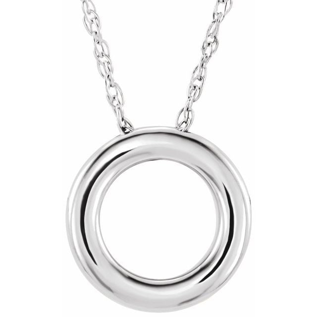 14K White