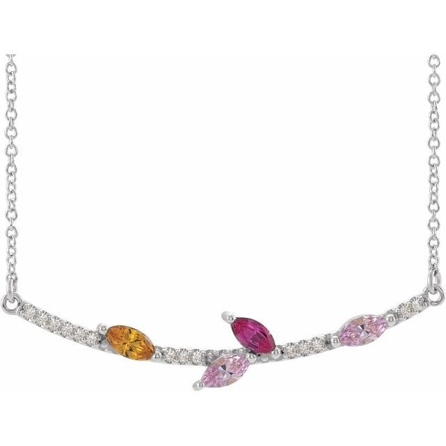 14K White (4-Stone)