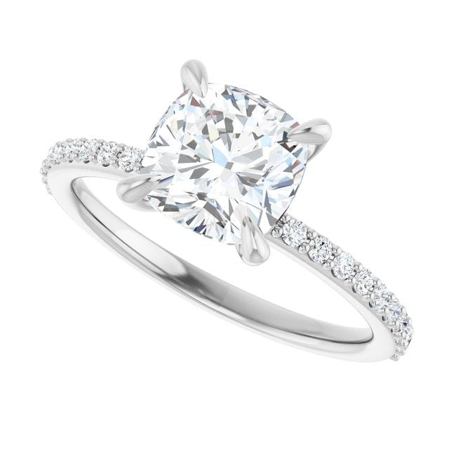 18K White