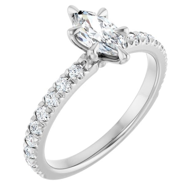 18K White