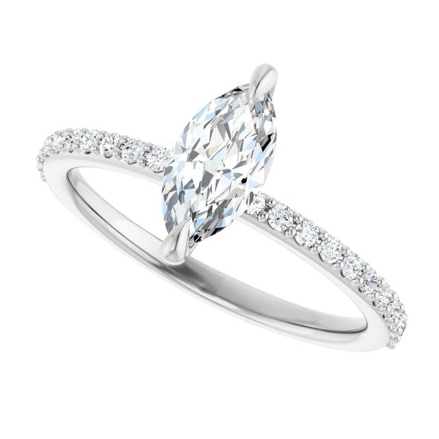 18K White