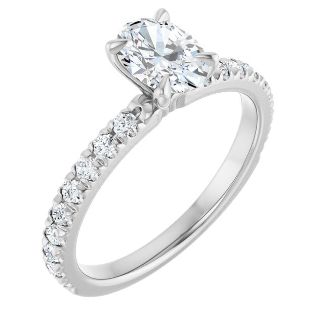 18K White
