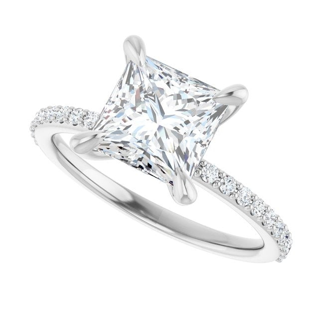 18K White